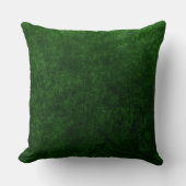 Coussin texture velours vert émeraude (Recto)