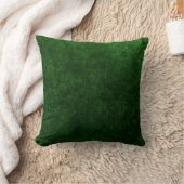 Coussin texture velours vert émeraude (Couverture)