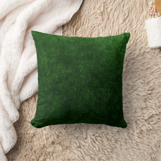 Coussin texture velours vert émeraude (Couverture)
