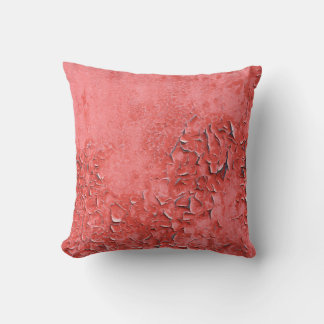 Coussin Texture vintage du mur de fer rouillé