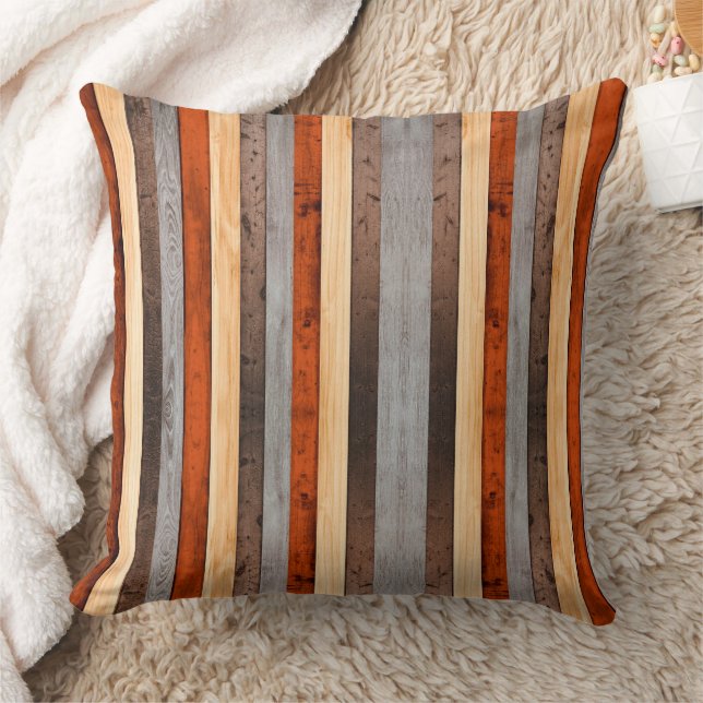 Coussin Textures en bois (Couverture)