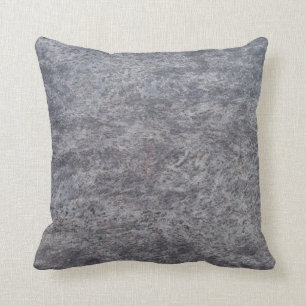 Coussin texturisé par marbre tacheté gris soutenu