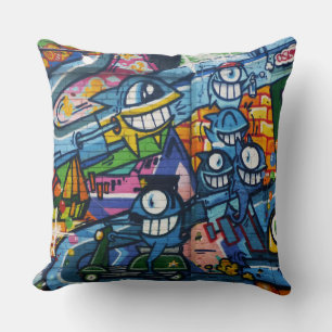 Coussin Thailler - Street Art Graffiti