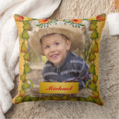 Coussin Thankgiving Automne Maple Leaf et Sunflower (Couverture)