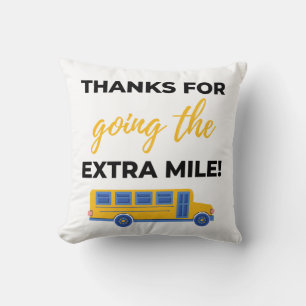 Coussin Thanks For Going The Extra Mile bl
