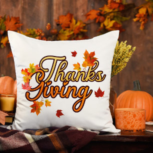 Coussin Thanksgiving élégant THROW PILLOW