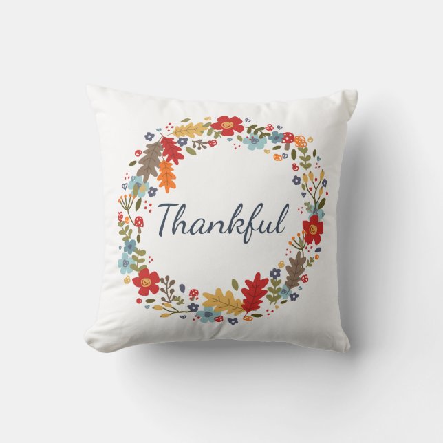 Coussin Thanksgiving Jeu d'oreiller Thanksgiving Accueil C (Recto)