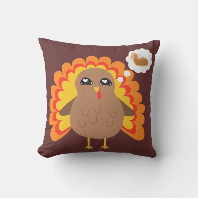 Coussin Thanksgiving Turquie (Recto)
