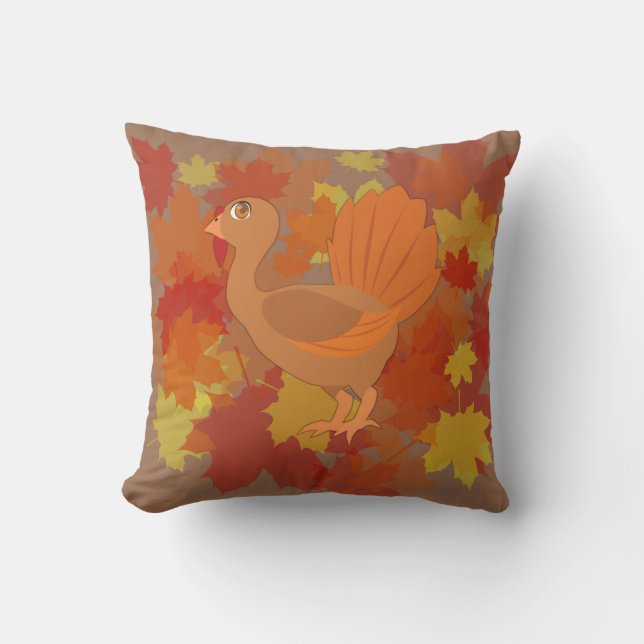 Coussin Thanksgiving Turquie (Recto)