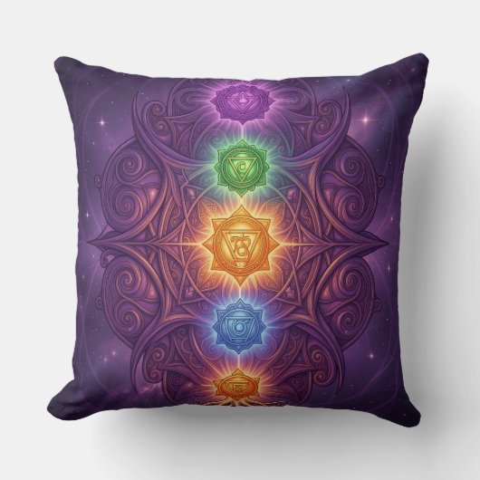Coussin The 7 Chakras´5 (Recto)