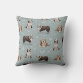 Coussin The Bearded Collie Dog (Verso)