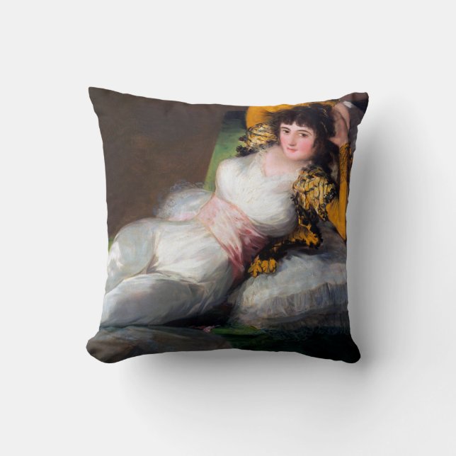 Coussin The Clothed Maja, Francisco Goya, 1798-1803 (Recto)