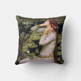 Coussin The Fate of Ophelia Customizable Text 