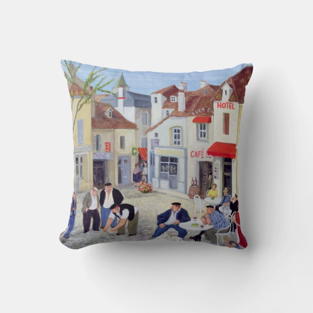 Coussin The Game Bourgogne (Recto)