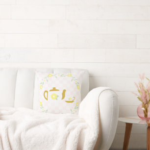 Coussin Thé Party Floral
