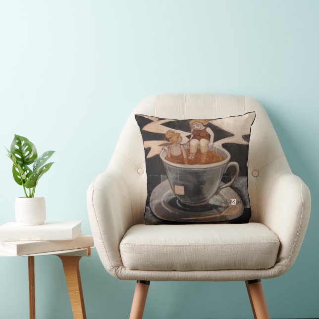 Coussin Thé pour deux (Chaise)