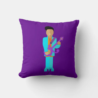 Coussin The Purple Pixie – Funk Legend Throw Pillow