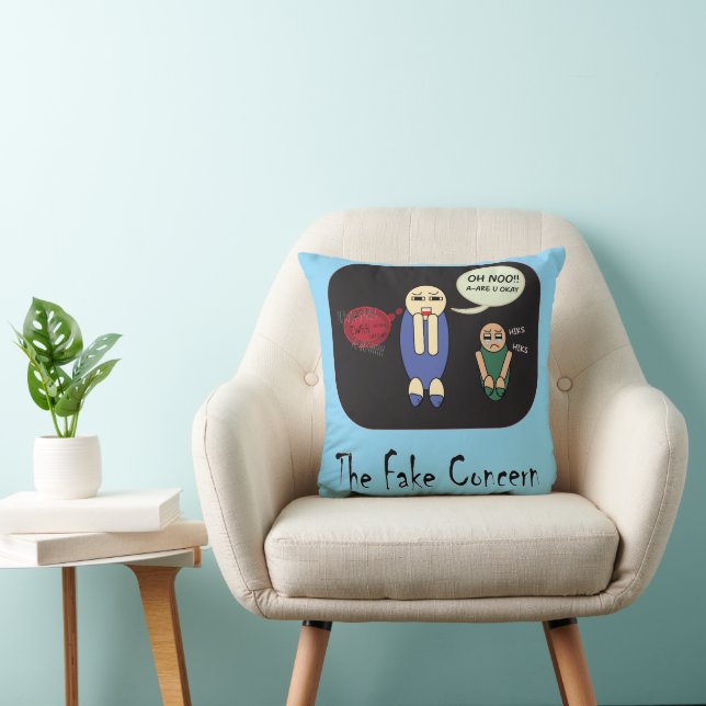 Coussin The Two-Faced Apology (Chaise)