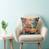 Coussin The Velociraptors Family Vacation  (Chaise)