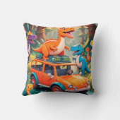 Coussin The Velociraptors Family Vacation  (Verso)