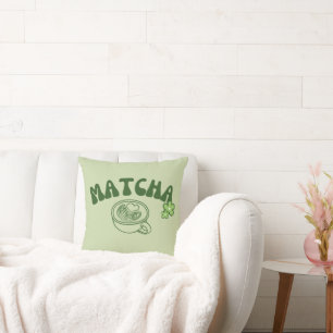 Coussin Thé vert matcha, Tout est meilleur avec du matcha