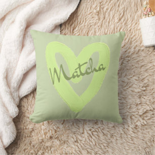 Coussin Thé vert Matcha, Tout est mieux avec matcha