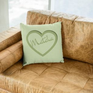 Coussin Thé vert Matcha, Tout est mieux avec matcha