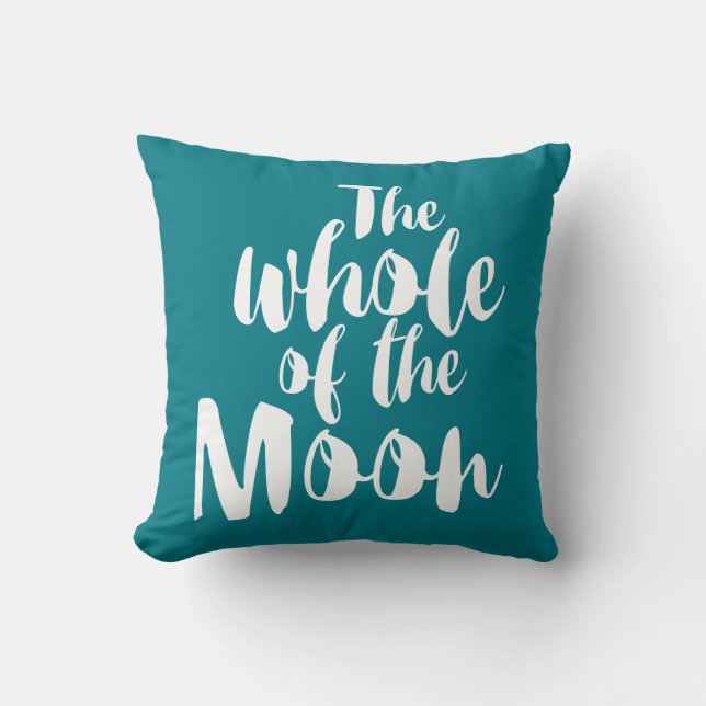 Coussin « The whole of the moon " (Recto)