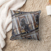 Coussin The Wild Horse Painting by Alfred Fox (Couverture)