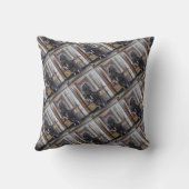 Coussin The Wild Horse Painting by Alfred Fox (Verso)