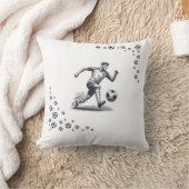 Coussin The World of Football Throw Pillow (Couverture)