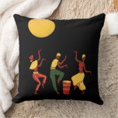 Coussin Thème africain - Danser au clair de lune (Couverture)