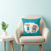 Coussin Thème Alice et Aurovy Coloré (Chaise)