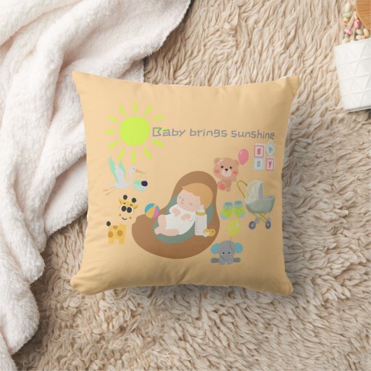 Coussin Thème bébé (Couverture)