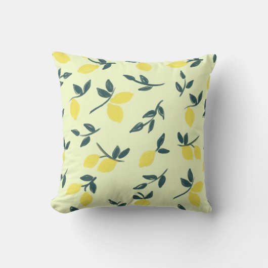 Coussin Thème Citron (Recto)