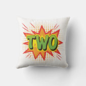 Coussin Thème de bande dessinée Toddler Niece Nephew 2e an (Verso)