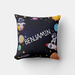 Coussin Thème de décollage mignon pour tout âge