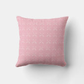 Coussin Thème de fille de nurserie bébé naissance stat gir (Verso)