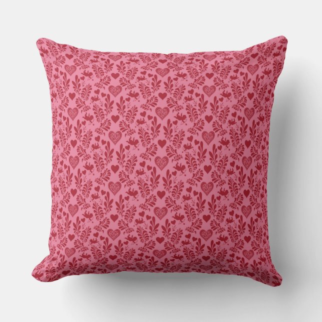 Coussin thème de la Saint-Valentin  (Recto)