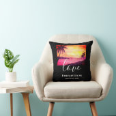 Coussin Thème de mariage Tropical Plage Coucher de soleil (Chaise)