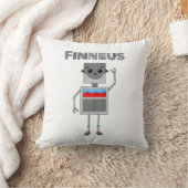 Coussin Thème de Robot Personnalisé (Couverture)