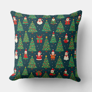 Coussin Thème de vacances de Noël