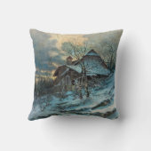 Coussin Thème d'hiver par Angyal Vojtech (Verso)