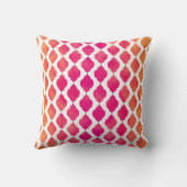 Coussin Thème indien marocain arabe rose et orange Glam (Verso)