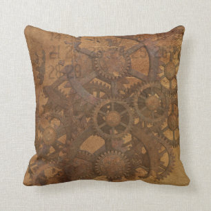 Coussin Thème industriel de steampunk