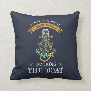Coussin Thème nautique Ancre de navigation cadeaux de nouv