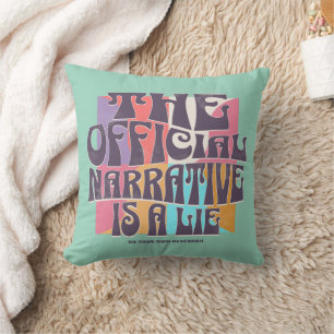 Coussin Théorie de la Conspiration Rétro