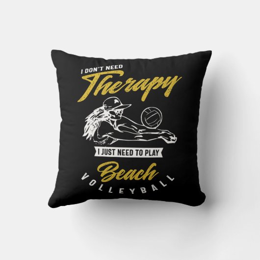 Coussin Thérapie - Beach Volleyball (Verso)