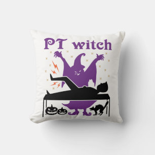 Coussin Thérapie physique Halloween PT Witch