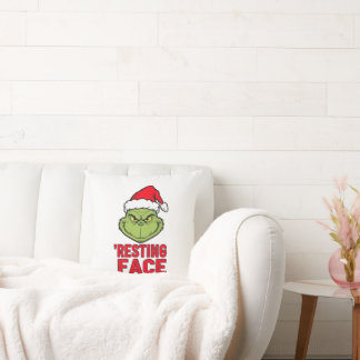 Coussin This Pillow's Face Says "Merry Christmas," But